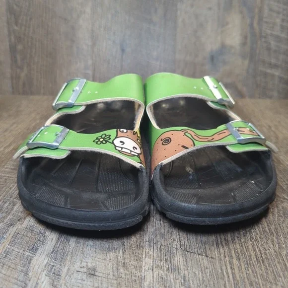 Birkis by Birkenstock Woodby Green Horse Arizona EUR 39 US Women 8 Men 6 Rare - Picture 3 of 13